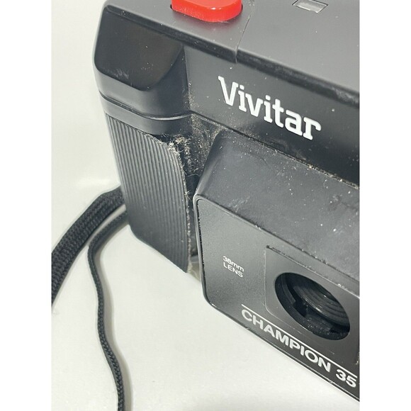 Lot Of 2 Vintage Camera Untested VIVITAR CHAMPION 35 Polaroid Square Shooter 2 - Picture 10 of 16